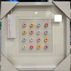 3D donut wall art